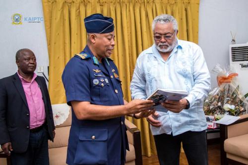 2019 Meeting with H.E. Flt Lt Jerry John Rawlings, Former President of the Republic of Ghana