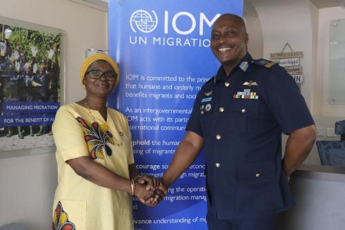 2023 Visit to H.E. Mme. Fatou Diallo Ndiaye, Chief of Mission, Ghana, Togo, and Benin, International Organization for Migration (IOM)