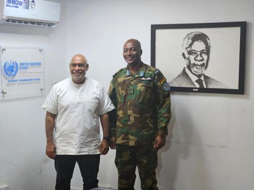 2023 Visit to the United Nations Resident Coordinator in Ghana, H.E. Charles Abani